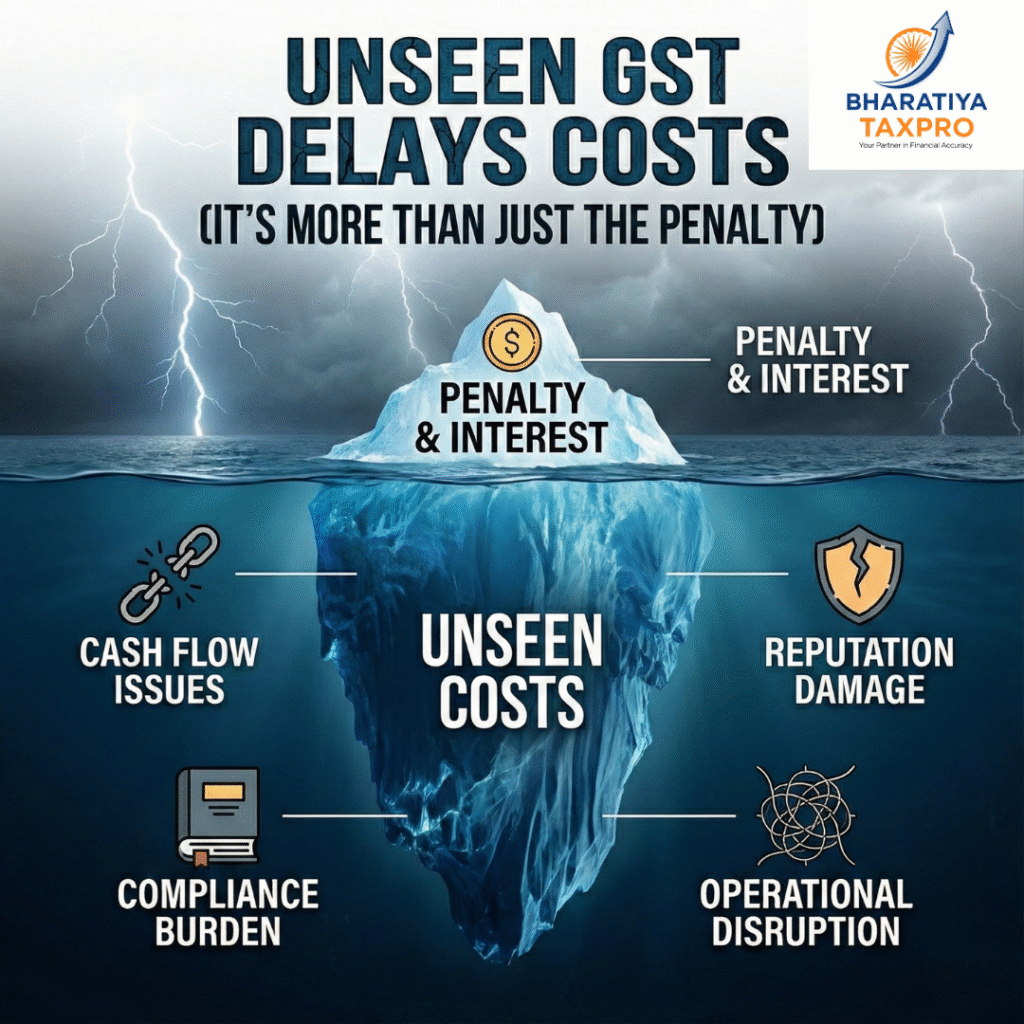 gst delay impact on buyer itc.