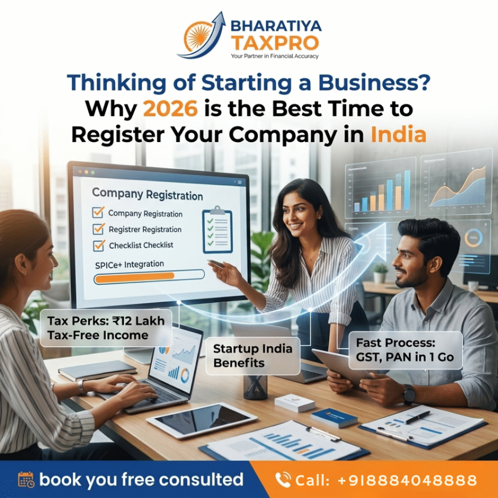 2026 company registration india startup tax benefits spice plus