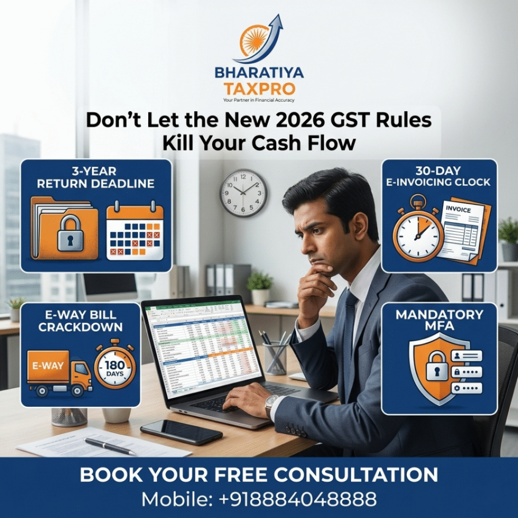2026 gst rules cash flow compliance india
