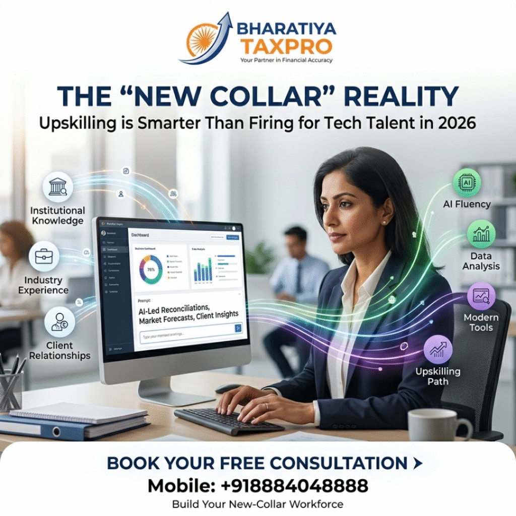 bharatiya taxpro upskilling ai new collar workers india