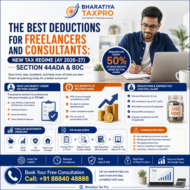6.best tax deductions for freelancers and consultants ay 2026 27.