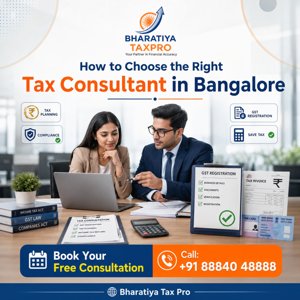 how to choose the right tax consultant in bangalore expert guide 2026